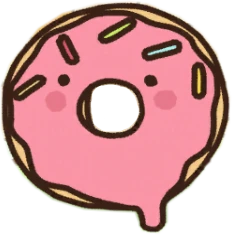 ftecakes doughnut noughnut cute kawaii freetoedit