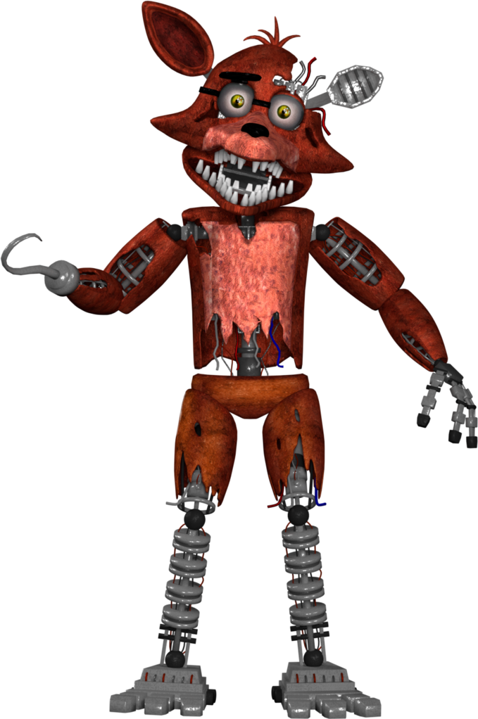 Withered foxy - Sticker by springfoxy