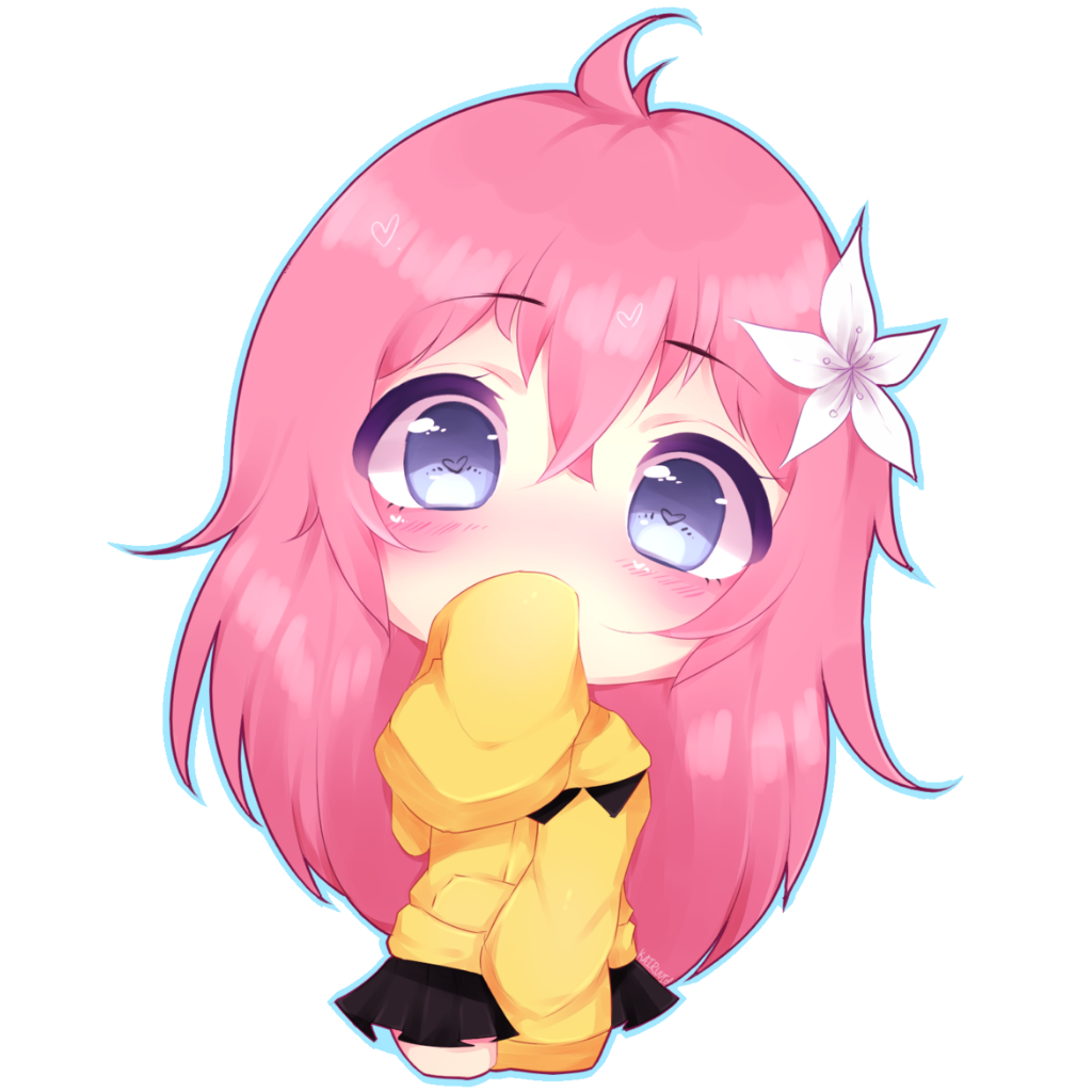 chibigirl animegirl chibi girls sticker by @00000-my-k3y1a