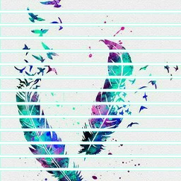 feather feahers birds galaxy ftefeathers freetoedit