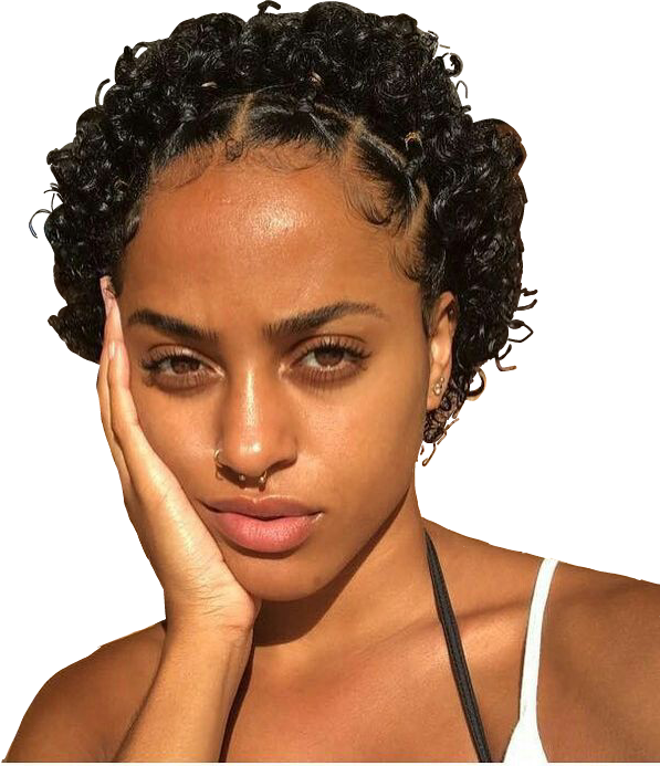 Girl naturalhair lightskin curlyhair nomakeup blackgirl