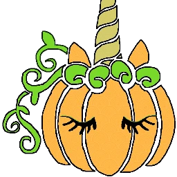 unicorn pumpkin jackolantern haloween2017 halloween ftejackolanterns freetoedit
