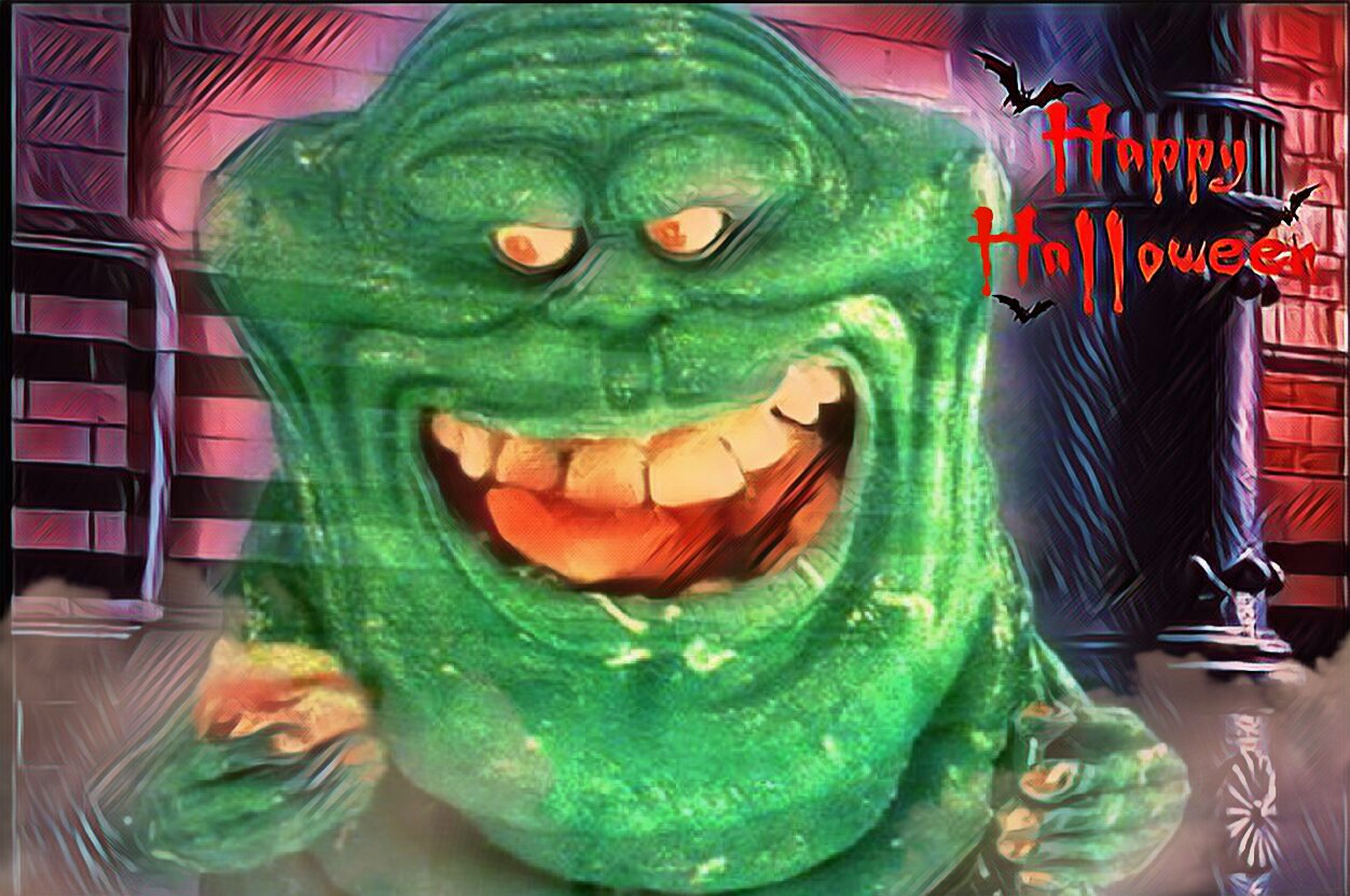 freetoedit ghost slimed ghostbusters image by @kimmarsh3.