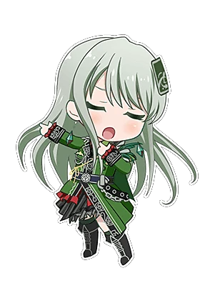 バンドリ緑ィィィ可愛い過ぎ友希那 Sticker By らむ ラブライブ バンドリ緑ィィィ可愛い過ぎ友希那 Sticker By らむ ラブライブ