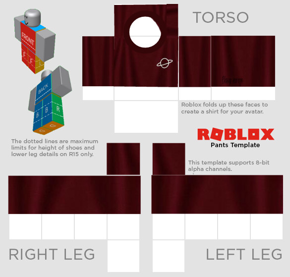 Roblox Sticker By Caladob09 - transparent roblox template 2019