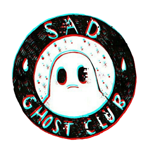 Ghost Ghosts Sad Sadness Sadgirl Sticker By Trashushi 8473