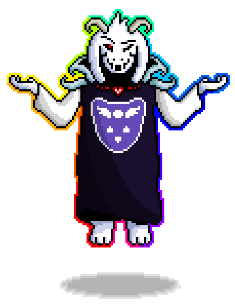 asrieldreemurr asriel undertale sticker by @frankdelprete1