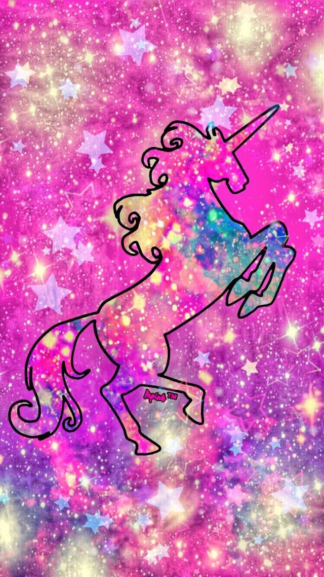 Galaxy Anime Wallpaper Rose Gold Galaxy Unicorn