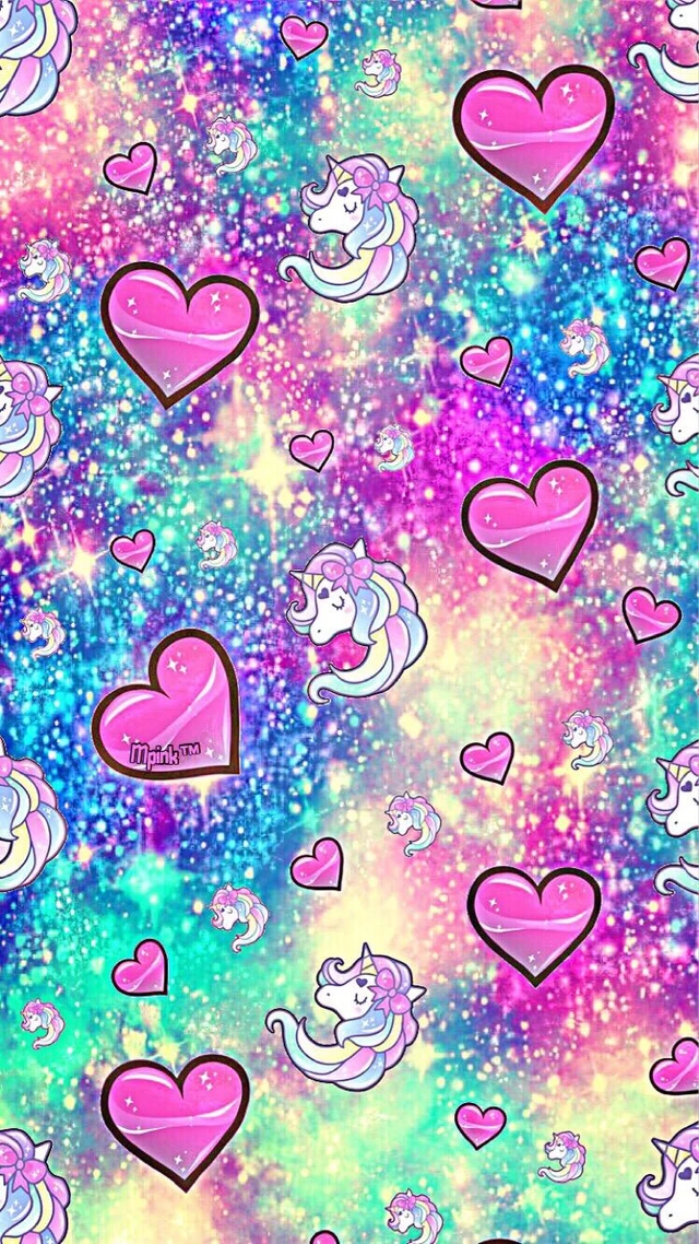 Galaxy Anime Wallpaper Rose Gold Galaxy Unicorn