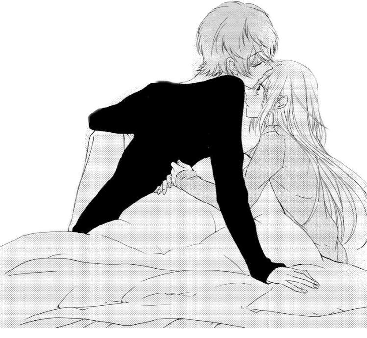 Woman otngagged anime couple