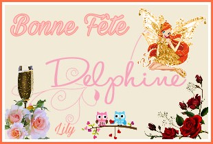 Bonne Fete Delphine Image By Liliane Carmen