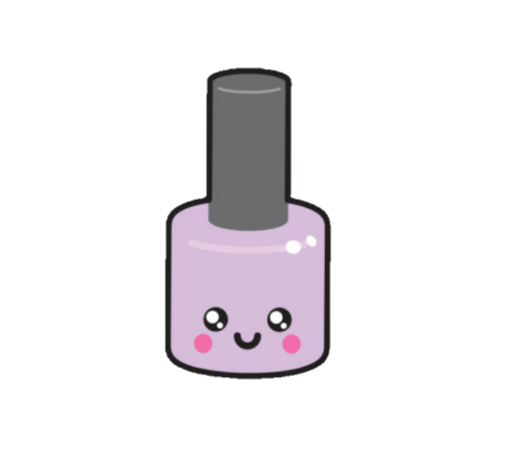 cute kawaii nailpolish pintura makeup sticker by @glenroldan