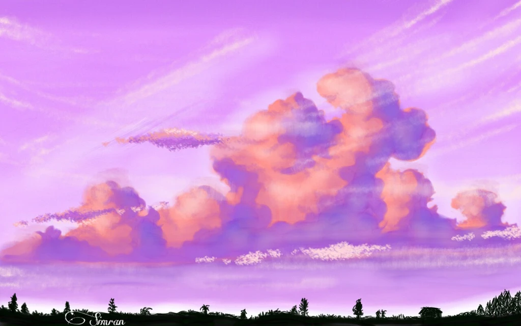 Winter Landscape Mypainting Image By Simran Rajput