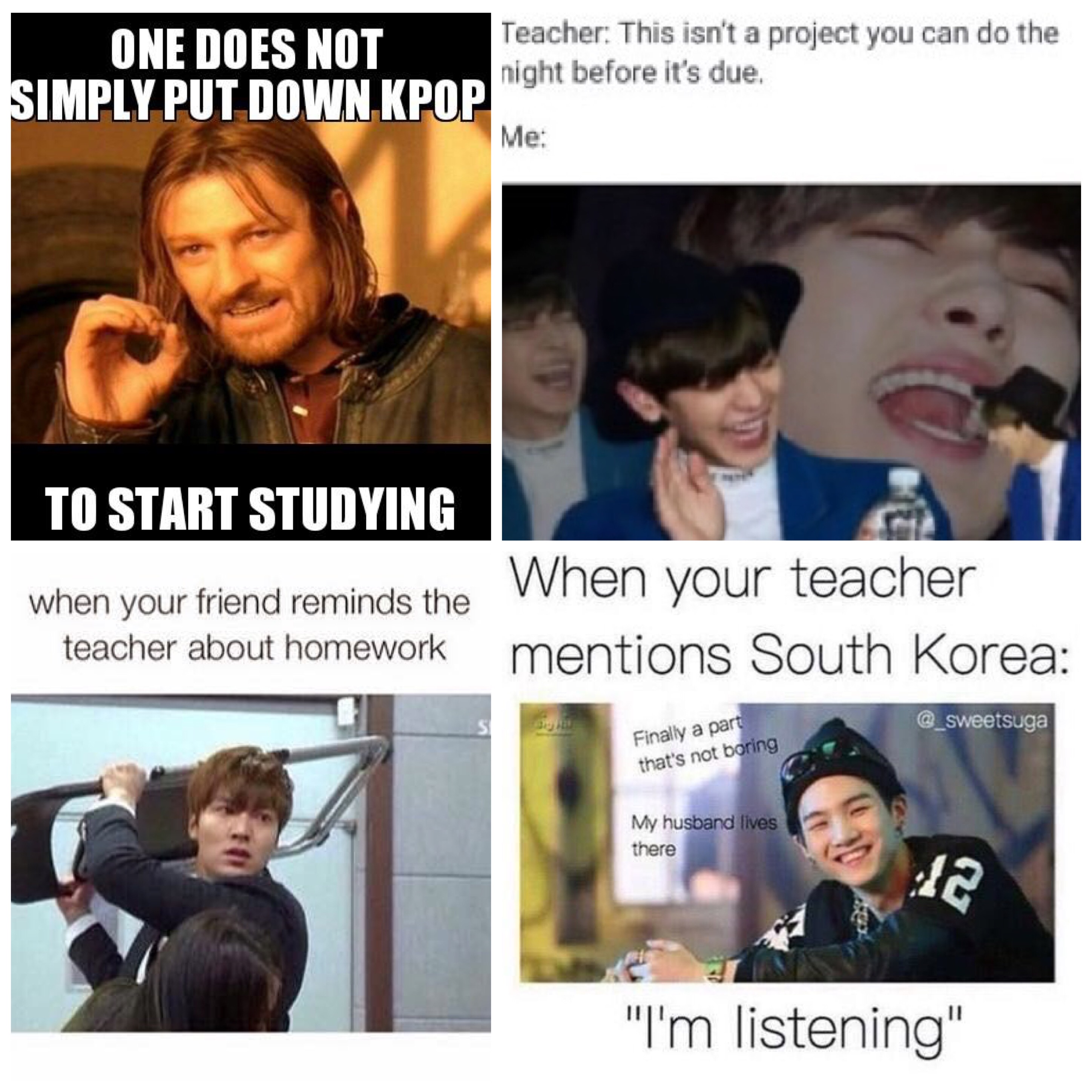 1 Week 2 Days Of School Kpop Kpopmemes Kpopmeme