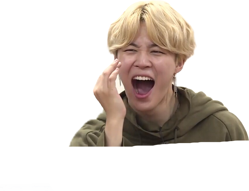 bts jimin bangtan funny kpop sticker by @chimmychimmyyay