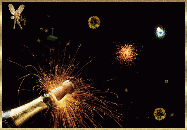#celebratio #fireworks #champagne popping cork #gif
