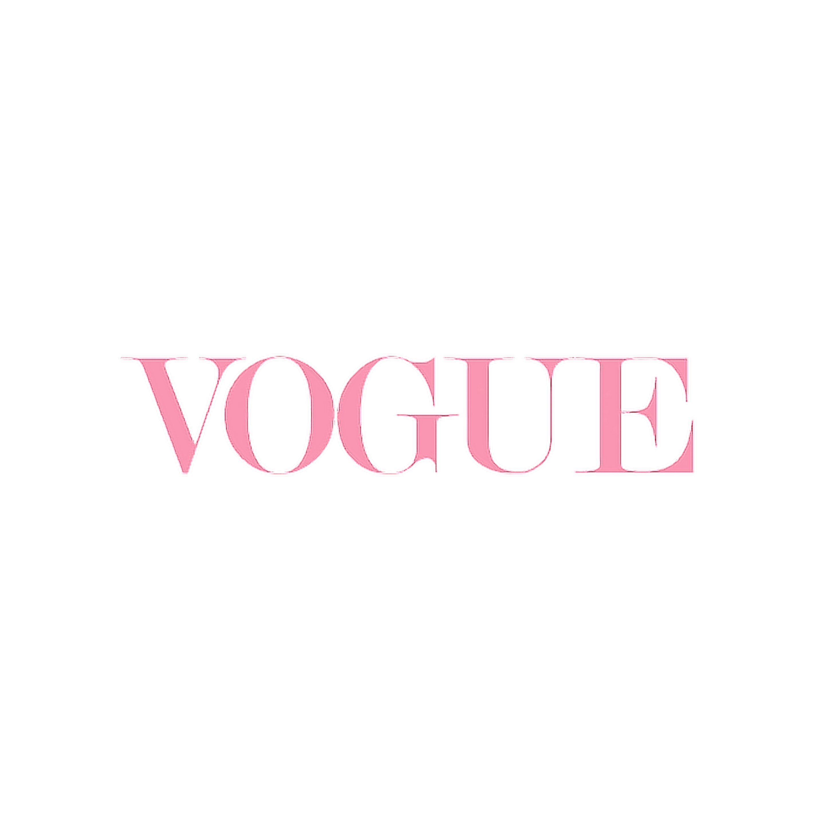 vogue fashion pink text freetoedit sticker by @rileypotato21