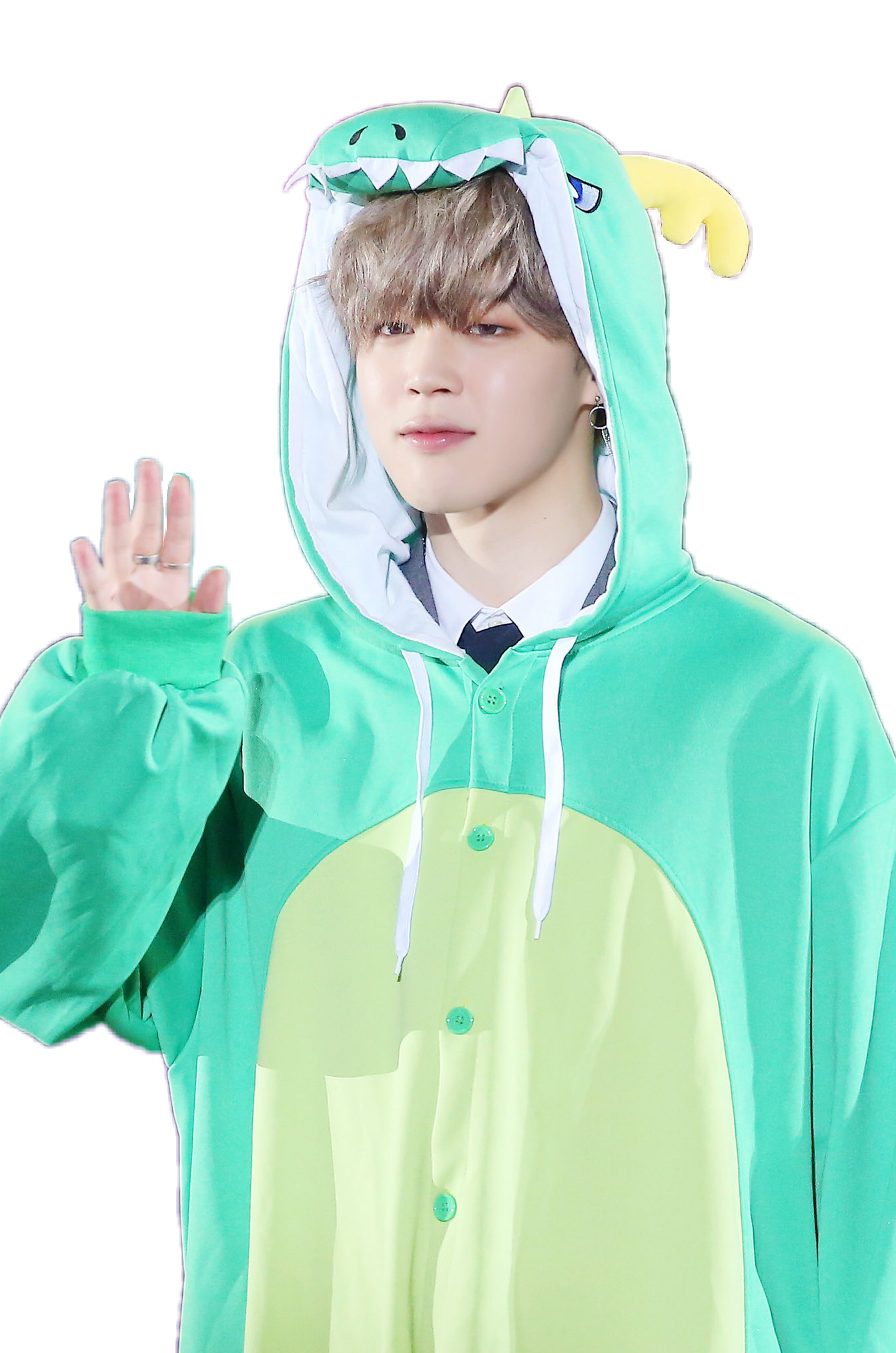 jimin cute dinosaur - Sticker by Snow Flake