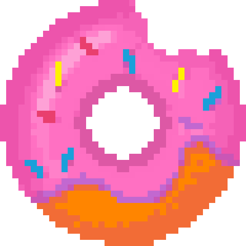 Donut Pixel Art / 