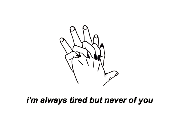 Quotes Tumblr Hands Aesthetic Sticker By Junomalfoy
