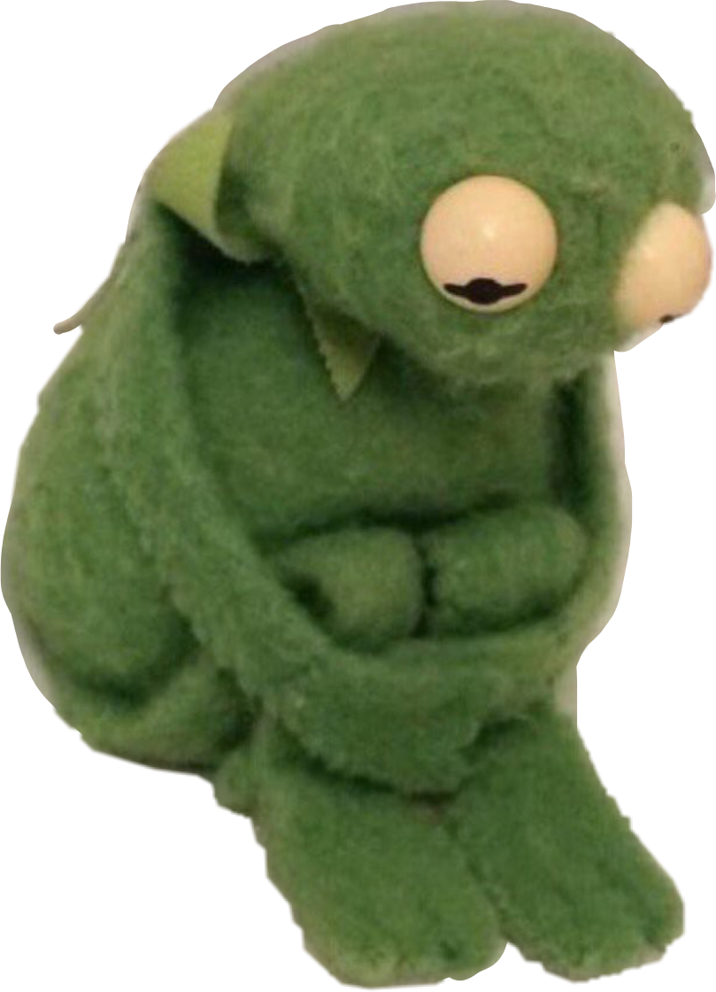 kermit sad freetoedit - Sticker by Daddy_9000