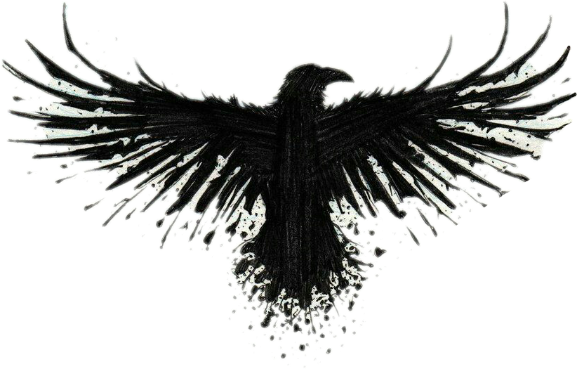 Gagak Bird Burung Sayap Sticker By Yusron