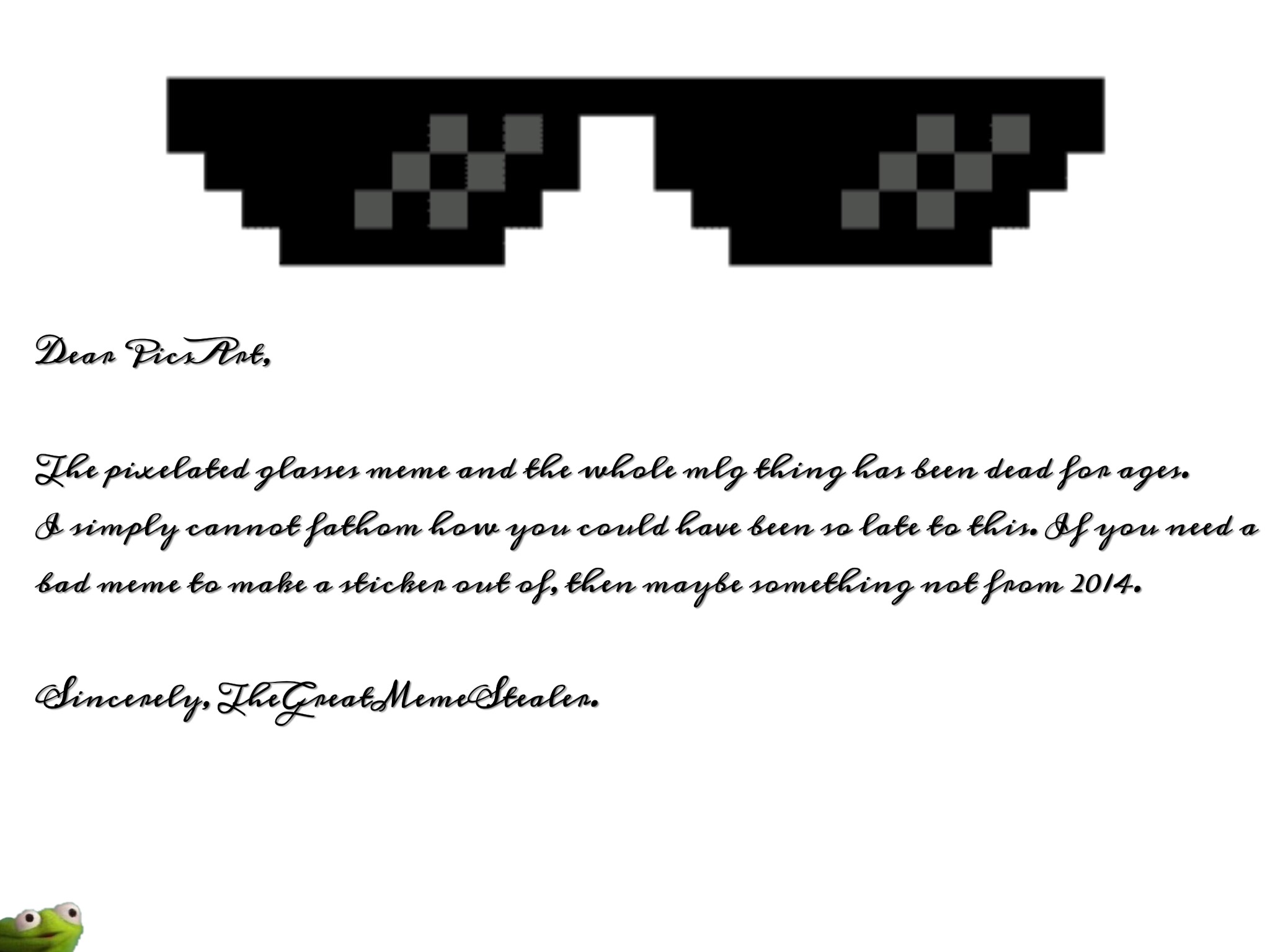 Freetoedit The Pixelated Glasses Meme Is And Forever