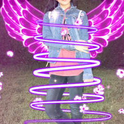 freetoedit neon pink wings neonwings