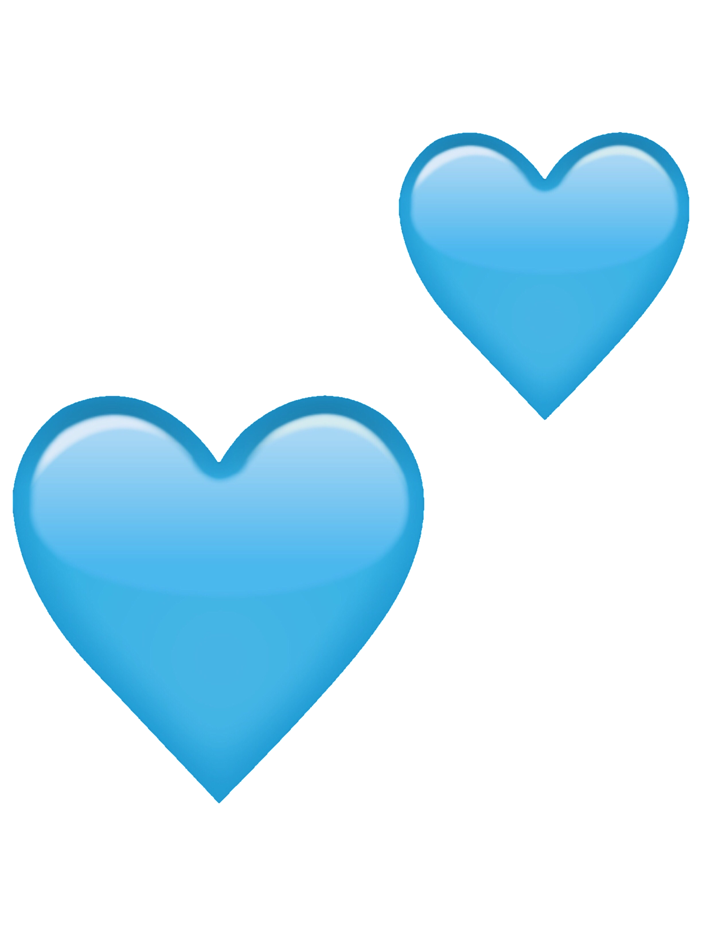 heart-emoji-blueheart-blue-heartemoji-freetoedit