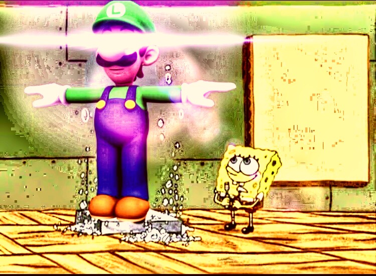 Meme Dank Deepfriedmemes Deepfriedmeme Spongebob Luigi