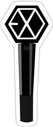 kpop exo lightstick freetoedit sticker by @flirtaetious