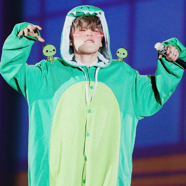 jimin cutejimin bts btsedit dinosaur kawaii icon...