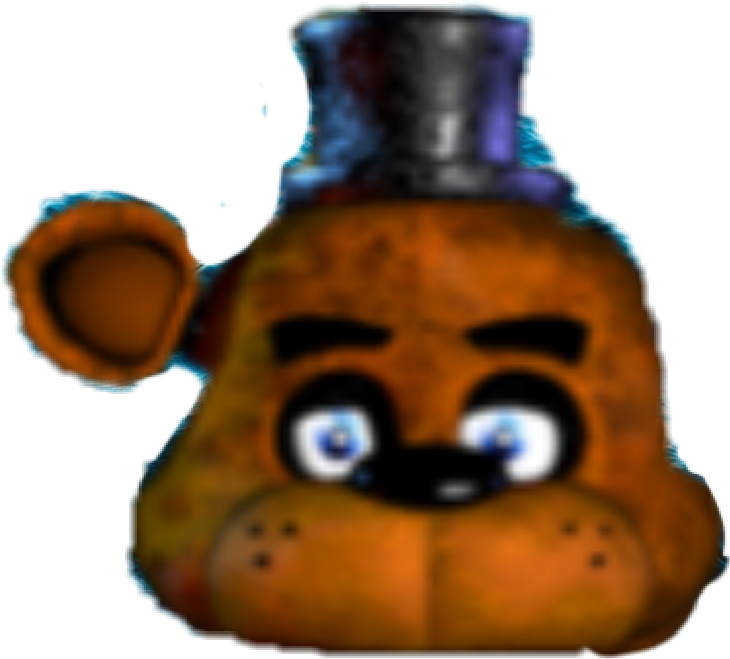 Fnaf 1 Freddy Head Sticker By Toy Freddy - 