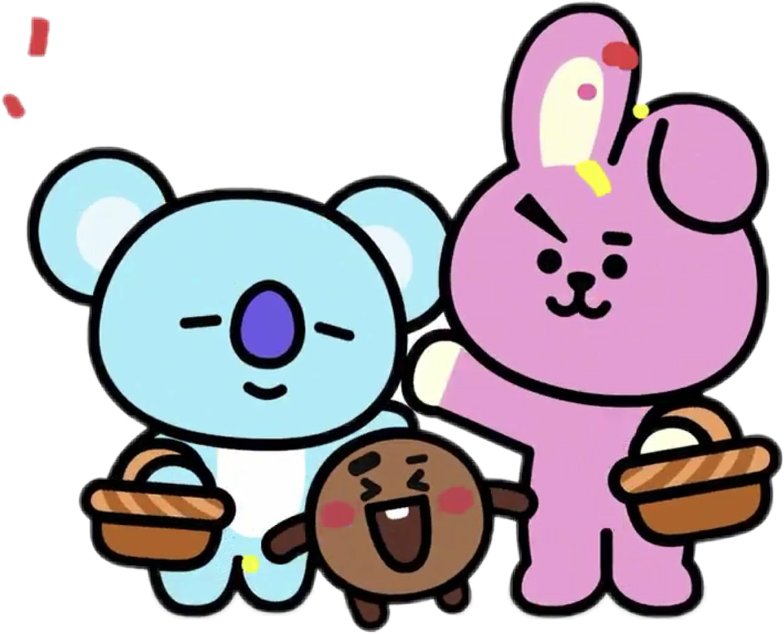 shooky cooky koya bts bt21 Sticker by AESTHETIC