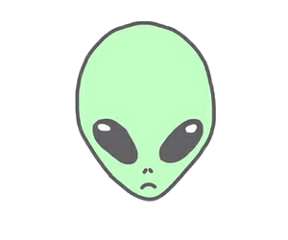 alien tumblr sticker freetoedit