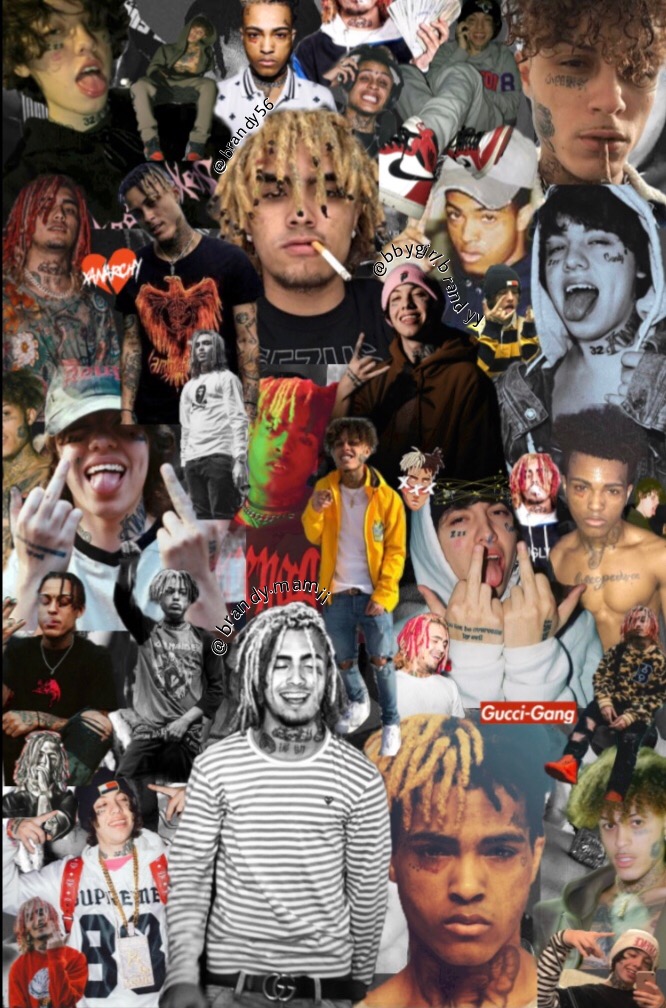 made a collage of my favorites 🤪 lilpump lilskies