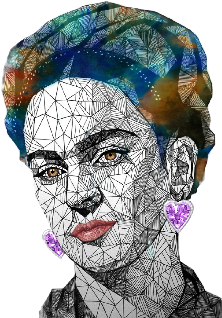 Frida Kahlo Sticker By Ismed Syahrul