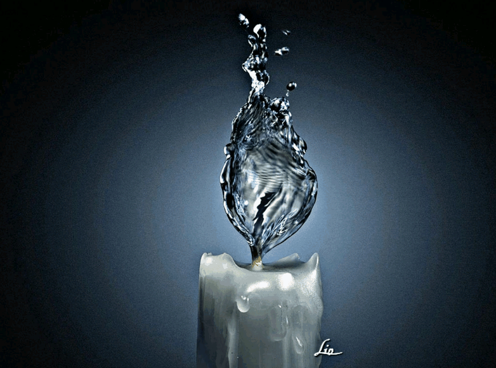 Image result for candle on the water gif