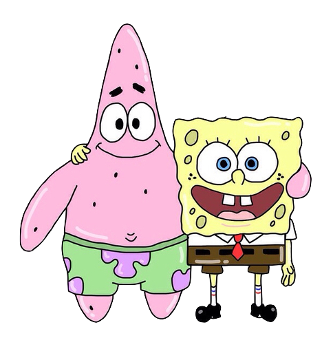 spongebob spongebobandpatrick sticker by @irmapiggelin