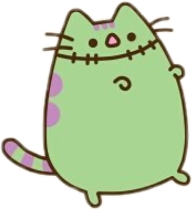 green pusheen