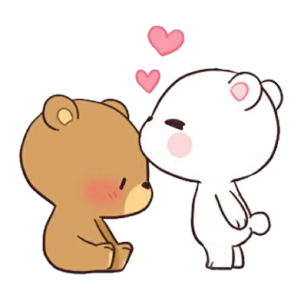 Kiss Bears Cute Osos Love Freetoedit Sticker By Haosuwu