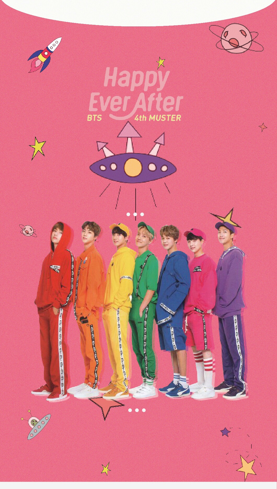 宇宙之星bts Bts Army 4th Happyeverafter Image By Pu