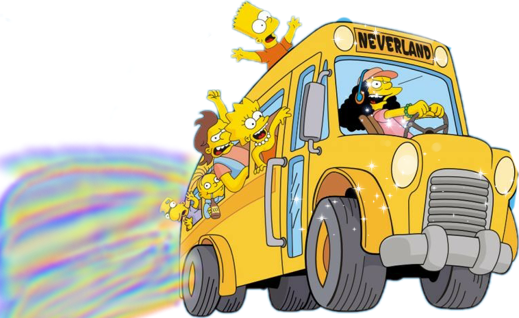 freetoedit scbus bus The simpsons sticker by @toisalvador