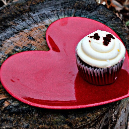 freetoedit heart cupcake