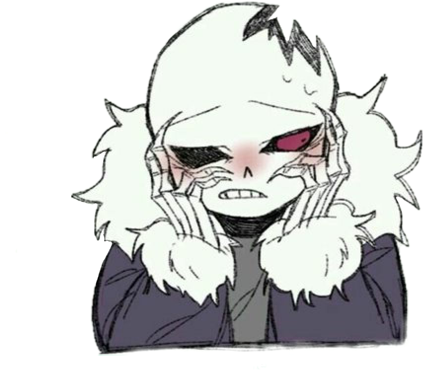 undertale horrortale horror sans sticker by @hjuga208