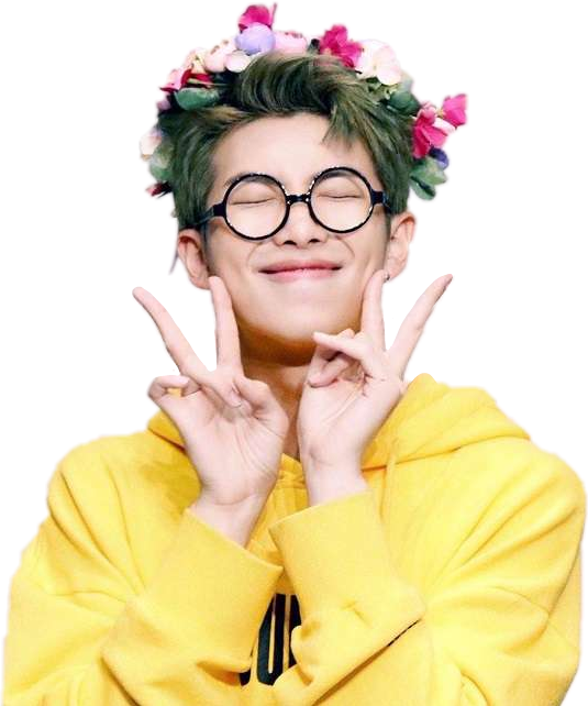 Freetoedit Rm Rapmonster Kimnamjoon Bts Sticker By Kttty