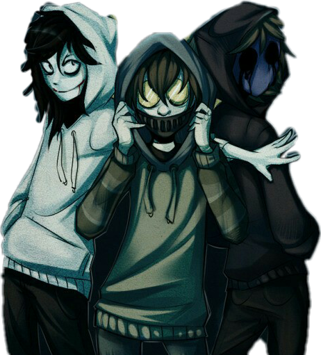 Creepypastas Ticci Toby,Eyeless Jack ,Jeff The killer...