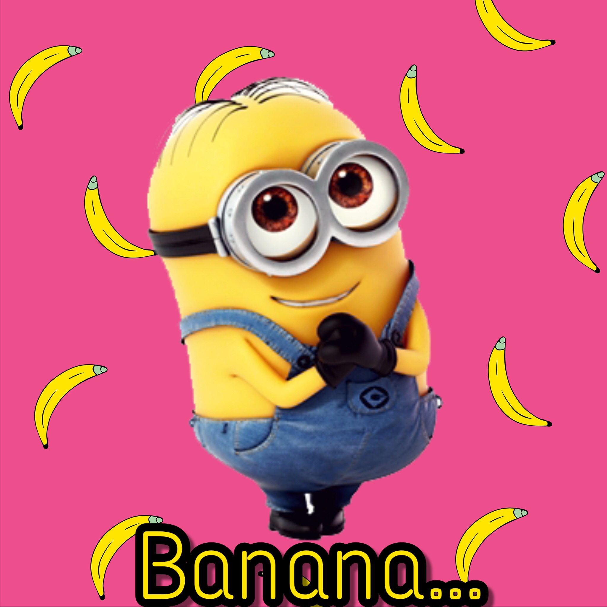 Minions drawn on bananas