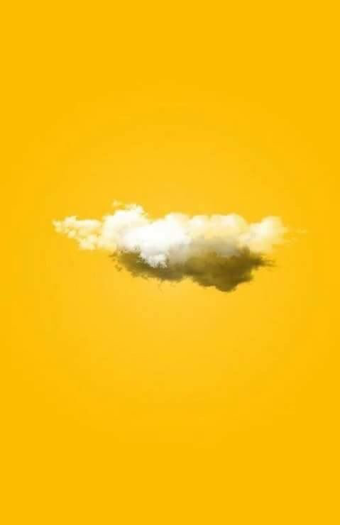 Yellow aesthetic background sky cloud freetoedit