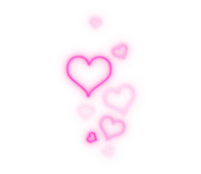 Heartネオンハートピンクオシャレオルチャン可愛い Sticker By Ayana Heartネオンハートピンクオシャレオルチャン可愛い Sticker By Ayana